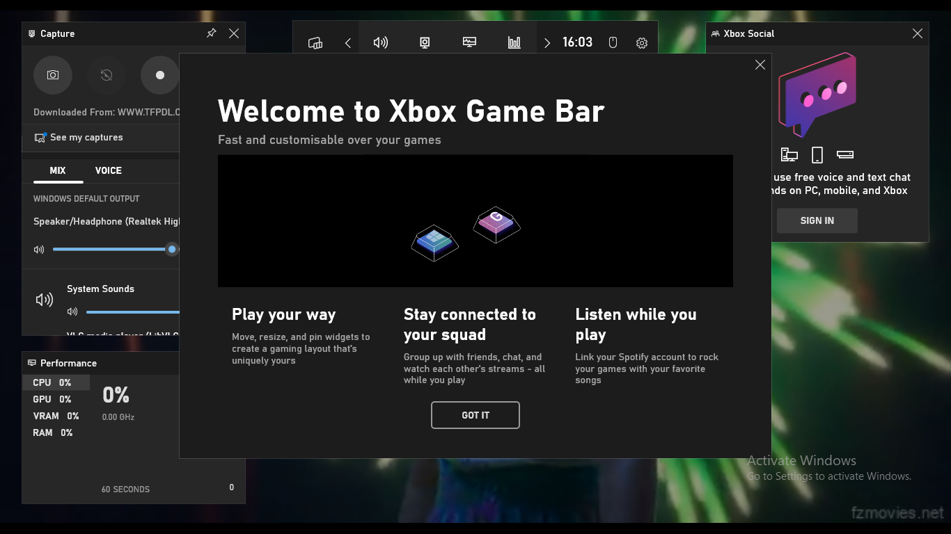 A screenshot of project1 App